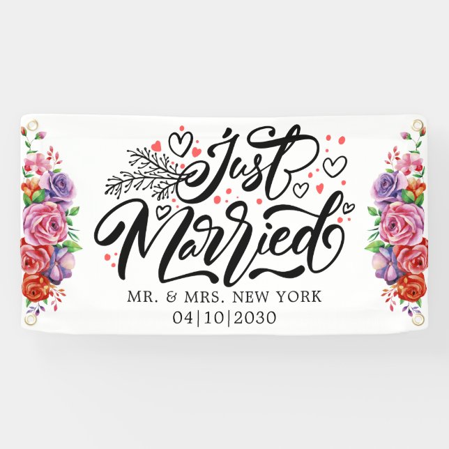 Modern mit Herz-gerade-Auto-Banner Banner (Horizontal)
