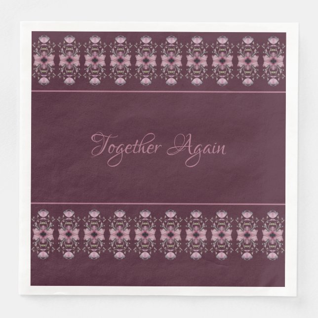 Modern mit Musterakzent Serviette (Vorderseite)