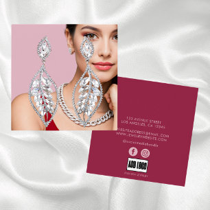 Modern Modern Fashion Juwelier Business Logo Displ