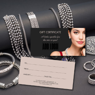 Modern Modern Fashion Juwelier Business Logo Gesch