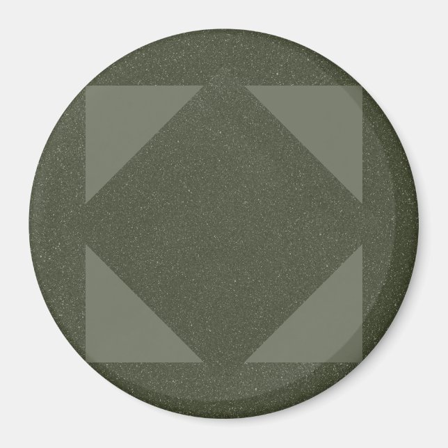 Modern Modern Green Triangle Magnet (Vorne)
