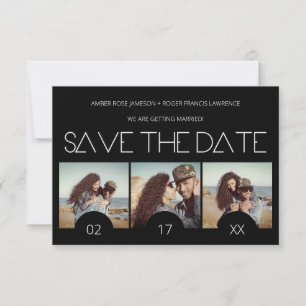Modern modernes Appartement Elegante Romantik Drei Save The Date