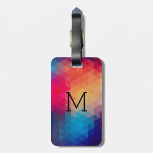 Modern modernes geometrisches Muster Gepäckanhänger