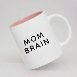 Modern Mom Brain Mug Mother’s Day Gift for Mom Zweifarbige Tasse