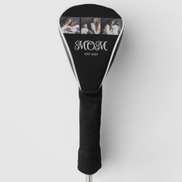 Modern Mom Established Schrift Schwarz 3 Foto Golf Headcover
