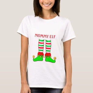Modern Mommy Elf Weihnachten T-Shirt