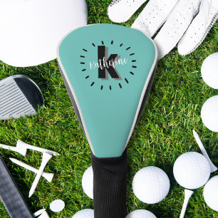 Modern Monogram Initial Golf Headcover