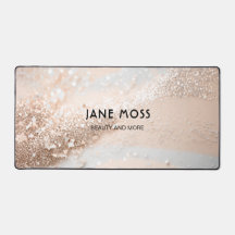 Modern, Monogram, Salon, Glitter (Imitate)