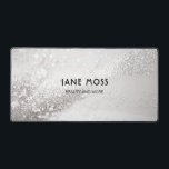 Modern, Monogramm, Salon, Glitzer (Imitat) Schreibtischunterlage<br><div class="desc">Modernes,  Monogramm,  Salon,  Glitzer (Imitate) Design. Kundenspezifisch bearbeiten Sie Ihren Namen in Sekunden.</div>