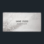 Modern, Monogramm, Salon, Glitzer (Imitat) Schreibtischunterlage<br><div class="desc">Modernes,  Monogramm,  Salon,  Glitzer (Imitate) Design. Kundenspezifisch bearbeiten Sie Ihren Namen in Sekunden.</div>