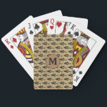 Modern Monogramm Vintage Car Men Gift Spielkarten<br><div class="desc">Modern Monogrammed Vintage Car Men Gift Bicycle Playing Cards - See our other products and Collection,  choose a gift for you and your dear ones. Thanks for buying in our store. Again. (a)</div>