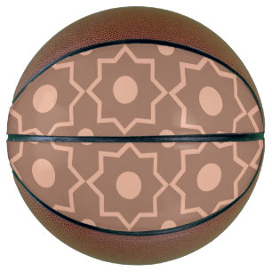 Modern Moscha Mousse Dusty Pink Geometric Shape Basketball