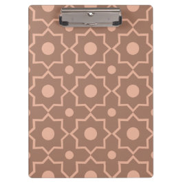 Modern Moscha Mousse Dusty Pink Geometric Shape Klemmbrett