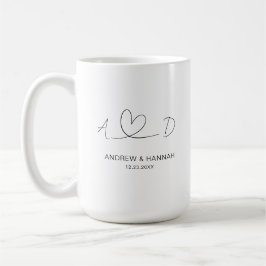 Modern Mr. Wedding Bride Groom Brautparty Kaffeetasse