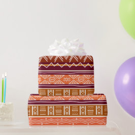 Modern Mudtuch Wrapping Paper Geschenkpapier