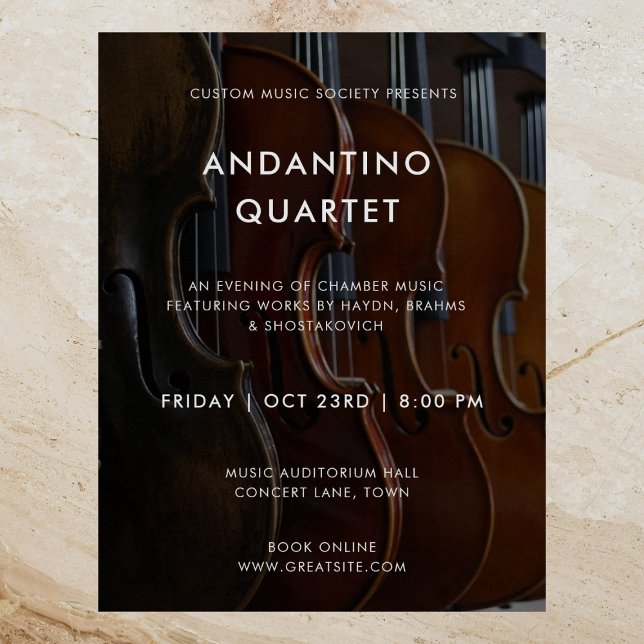 Modern Music Concert Foto Template Poster (Von Creator hochgeladen)