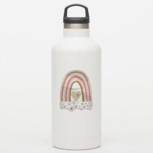 Modern Mute Rosa Rainbow Blush Gold Glitzer Star Aufkleber