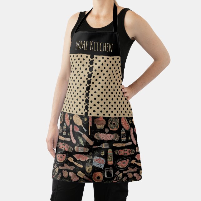 Modern, Muttertag, Heimküche, Punkte, Süß Schürze (InSitu)