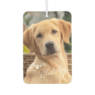 Modern My Best Friend Picture Liebe Paw Print Autolufterfrischer