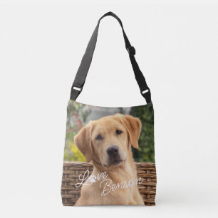 Modern My Best Friend Picture Liebe Paw Print Tragetaschen Mit Langen Trägern