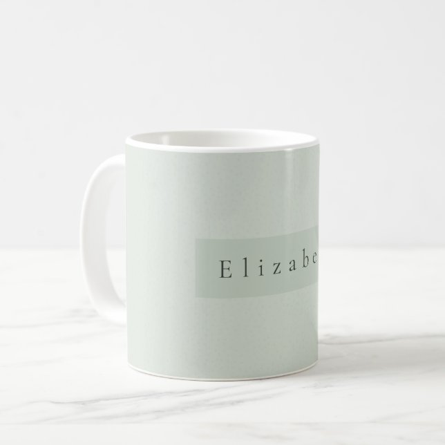Modern Name Mug  Kaffeetasse (Vorderseite Links)