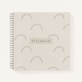 Modern Name Notebook  Notizbuch