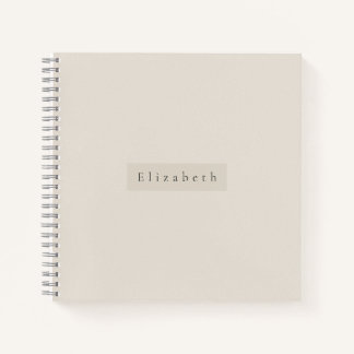 Modern Name Notebook Notizbuch