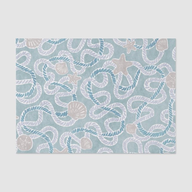 Modern Nautical Seidenpapier (Vorderseite)
