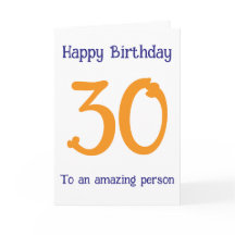 Modern Navy Terracotta Custom Age Birthday Card