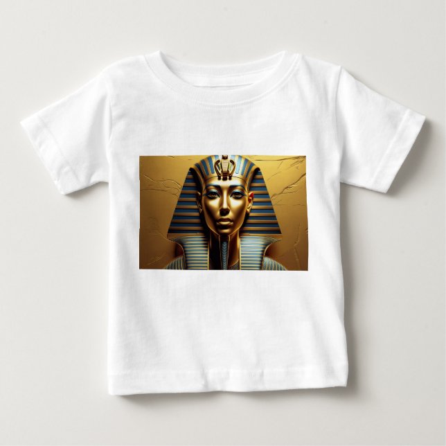  Modern Nefertiti Pharaoh Art – Men's Egyptian Gr Baby T-shirt (Vorderseite)