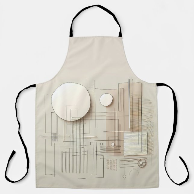 Modern Neutral Geometry  Schürze (Vorderseite)