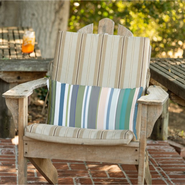 Modern New Season Stripes Kissen Für Draußen (Stuhl )