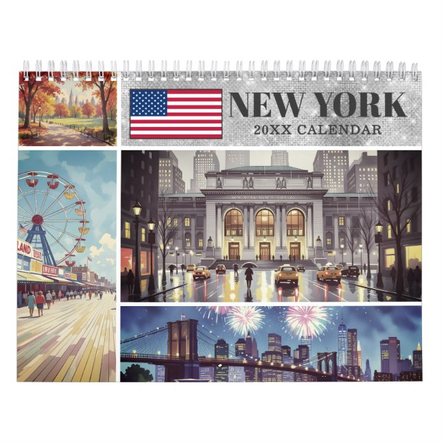 Modern New York USA  Kalender (Titelbild)