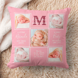 Modern Newborn Personalized 5 Kissen