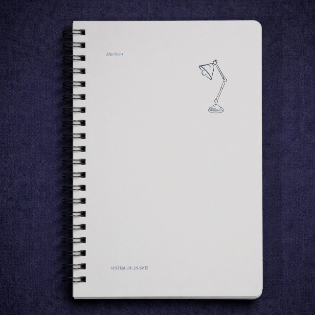 Modern Nocturnal Scholar Aesthetic/Night Lamp Planer (Von Creator hochgeladen)