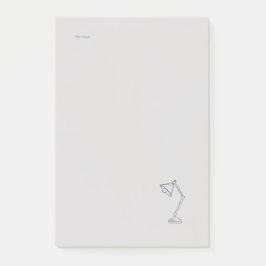 Modern Nocturnal Scholar Aesthetic/Night Lamp Post-it Klebezettel