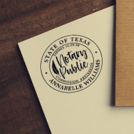 Modern Notary Public Permastempel