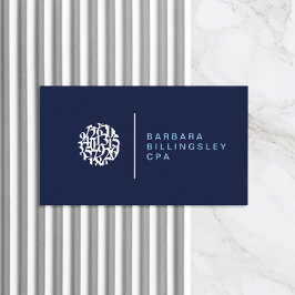 Modern Nummernschilder Logo II Wirtschaftsprüfer V Visitenkarte