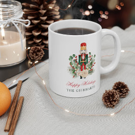 Modern Nutcracker Happy Holidays Weihnachten Kaffeetasse