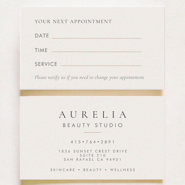 Modern Office Appointment Card Terminkarte (Von Creator hochgeladen)