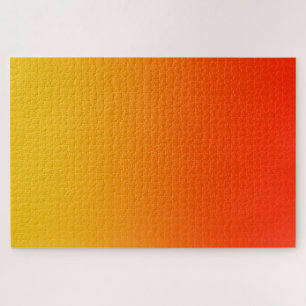 Modern orange Gefälle Farbe Regenbogen Puzzle