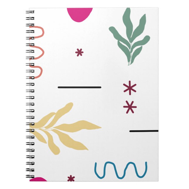 MODERN ORGANIC SHAPES NOTIZBLOCK (Vorderseite)