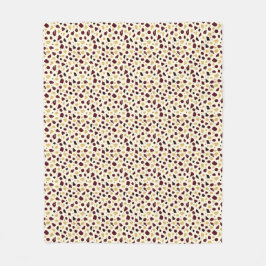 Modern Organic Terrazzo | Abstract Stone Mosaic Fleecedecke