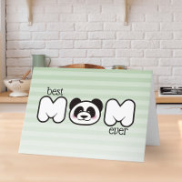 Modern Panda Frohen Muttertag Personalisiert