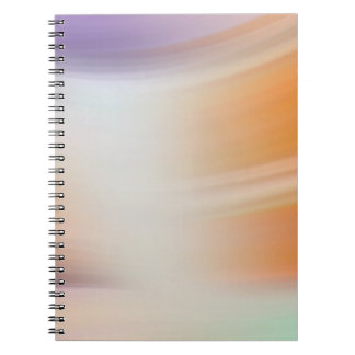 Modern Pastel Gradient Spiral Notebook Notizblock