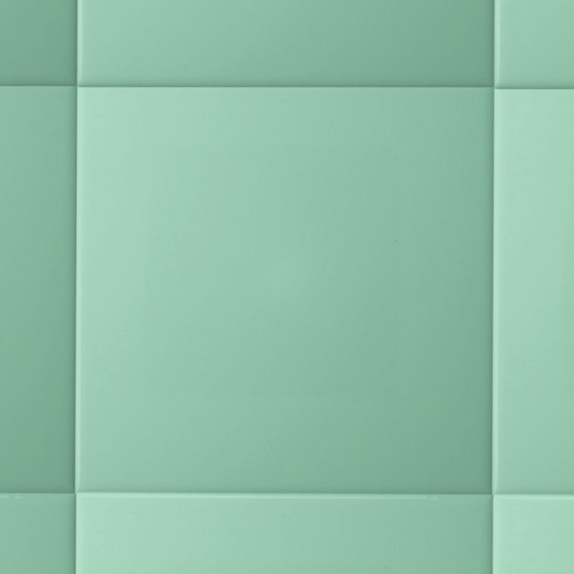 Modern Pastel Solid Color Pearl Aqua Fliese (Von Creator hochgeladen)