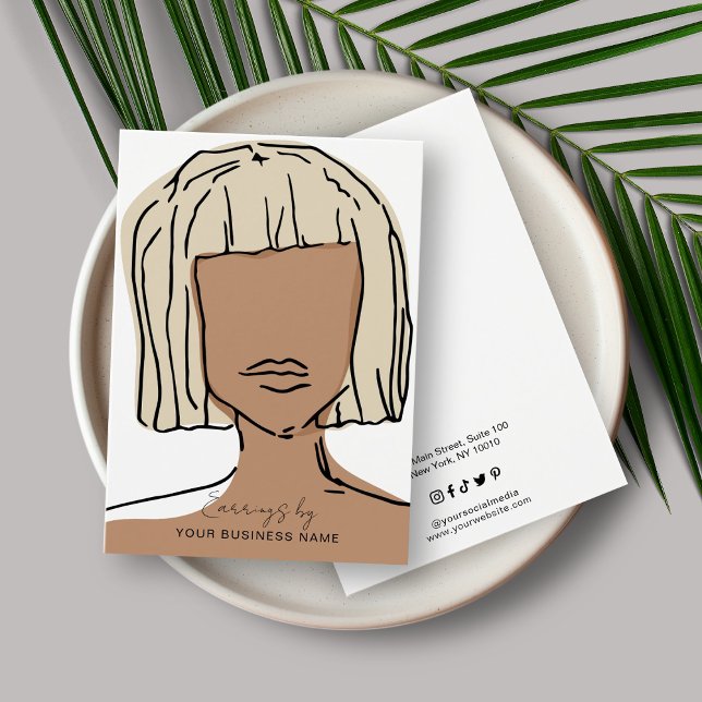 Modern Pastell Earring Display Card (Von Creator hochgeladen)