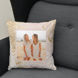 Modern Pastell Pink & Glitzer Park | FOTO Kissen<br><div class="desc">Kissen sorgen für durchdachte und praktische Geschenke und bieten dem Gast Komfort und Entspannung. Hier ist eine Beschreibung der Kissen als Geschenk: Geben Sie das Geschenk von ultimativem Komfort und Entspannung mit diesen luxuriösen Kissen. Diese Kissen sind mit edlen Materialien gefertigt und sollen ein angenehmes Schlaf-Erlebnis bieten und das Wohlbefinden...</div>