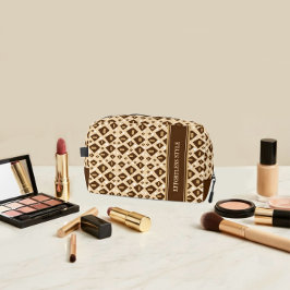 Modern patterned waschbeutel