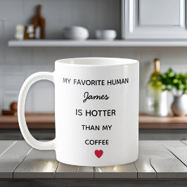 Modern Personalized Favorite Human Coffee Mug Kaffeetasse